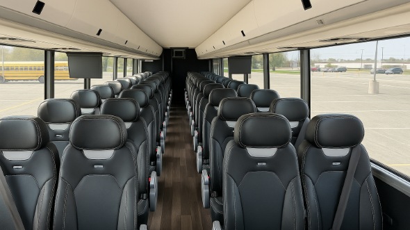 Interior of Charter Bus Company Florissant's 15 Passenger Minibus in Florissant