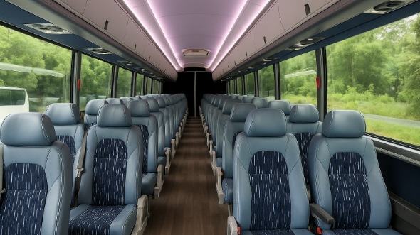 Interior of Charter Bus Company Florissant's 18 Passenger Minibus in Florissant