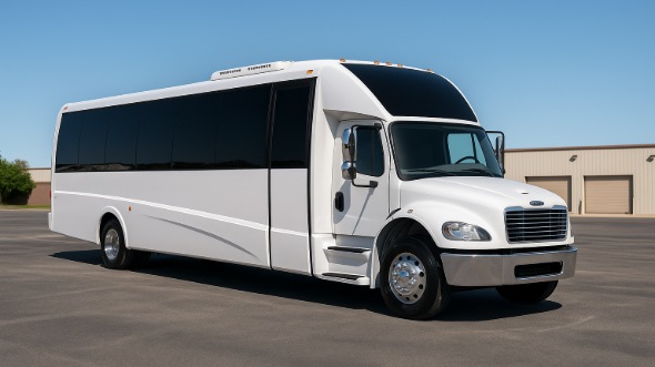 Exterior of Charter Bus Company Florissant's 20 Passenger Mini bus in Florissant