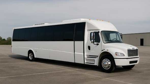 Exterior of Charter Bus Company Florissant's 25 Passenger Mini bus in Florissant