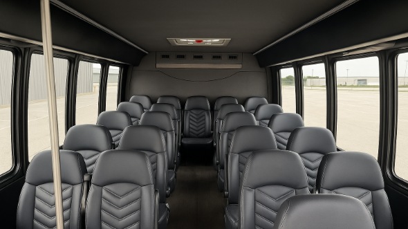 florissant 15 passenger minibus inside