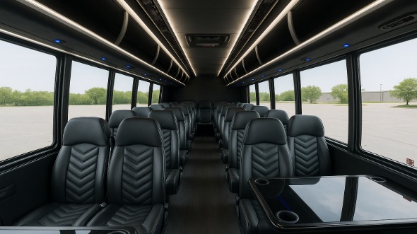 florissant 25 passenger minibus inside