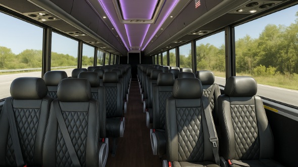 florissant 28 passenger minibus inside