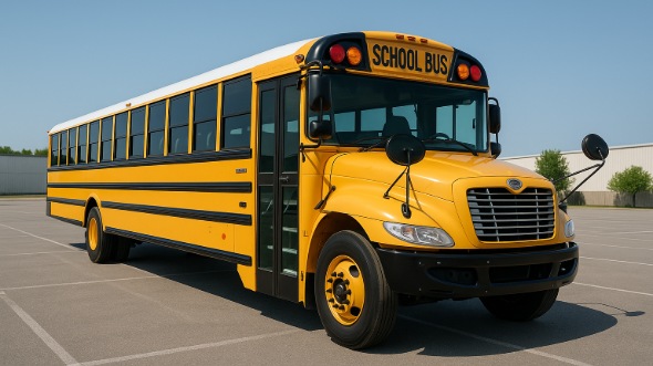 Exterior of Charter Bus Company Ballwin's School Bus in Ballwin